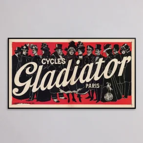 Cycles Gladiator 1900 - Paolo Henri plakat