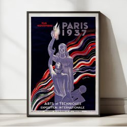 Arts et Techniques Paris 1937 - Udstillingsplakat