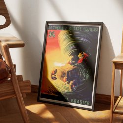 Automobiles Brasier 1907 - Cappiello plakat