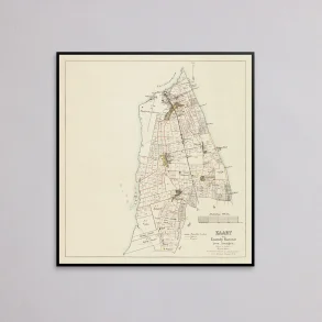 T�rnby, Kastrup og Sundbyerne 1844-1850 - Historisk kort