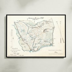 M�gelt�nder Bygrunde 1853-1903 - Historisk kort