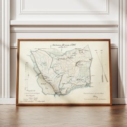 M�gelt�nder Bygrunde 1853-1903 - Historisk kort