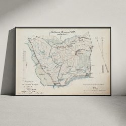 M�gelt�nder Bygrunde 1853-1903 - Historisk kort