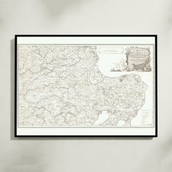 Jylland �st - Randers og Gren� 1791-1841 - Historisk kort