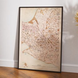 Asn�s 1844-1869 - Historisk kort