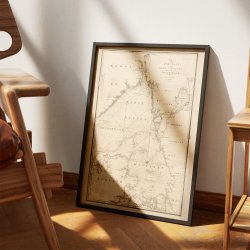 Kattegat &amp; Bohus Bugten 1806 - Svensk kort