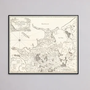 Sj�lland Nordvest 1810-1860 - Historisk kobberstik