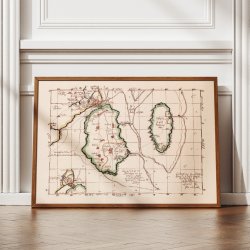 K�benhavn, Amager &amp; Saltholm 1642-1667 - Historisk Mejer-kort