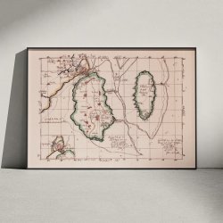 K�benhavn, Amager &amp; Saltholm 1642-1667 - Historisk Mejer-kort