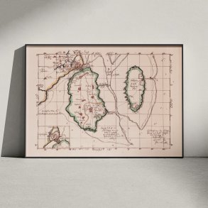 K�benhavn, Amager & Saltholm 1642-1667 - Historisk Mejer-kort