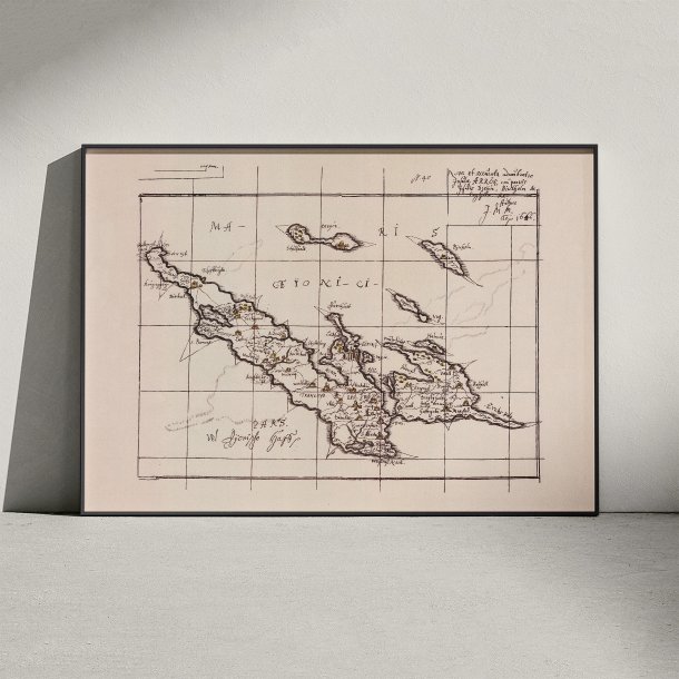 �r� 1642-1667 - Historisk Mejer-kort