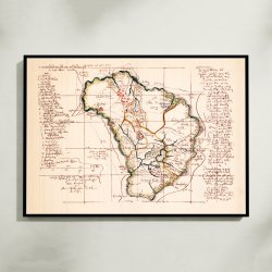 Ven 1642-1667 - Historisk Mejer-kort