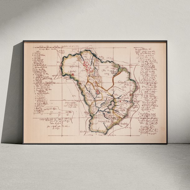 Ven 1642-1667 - Historisk Mejer-kort