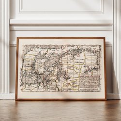 Limfjorden 1642-1667 - Historisk Mejer-kort