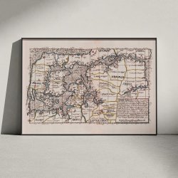 Limfjorden 1642-1667 - Historisk Mejer-kort