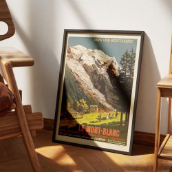 Le Mont-Blanc 1906 - Rejseplakat
