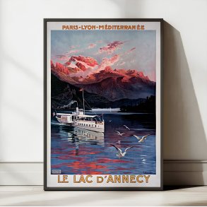 Le Lac d'Annecy 1910 - Rejseplakat