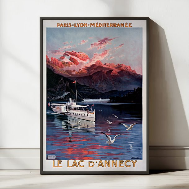 Le Lac d'Annecy 1910 - Rejseplakat