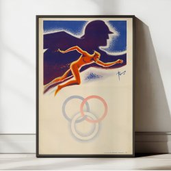 Le coureur 1941 - Sportsplakat