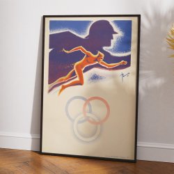 Le coureur 1941 - Sportsplakat