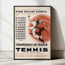 Championnat de France de tennis 1930 - Sportsplakat