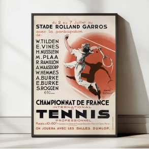 Championnat de France de tennis 1930 - Sportsplakat