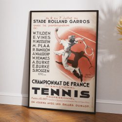 Championnat de France de tennis 1930 - Sportsplakat