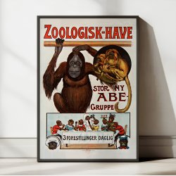 Zoologisk Have 1895 - Reklameplakat