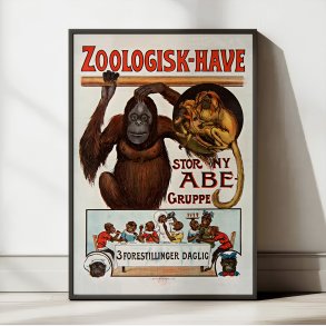 Zoologisk Have 1895 - Reklameplakat