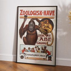 Zoologisk Have 1895 - Reklameplakat