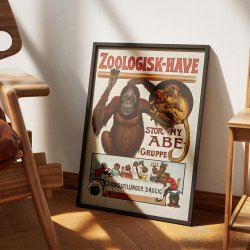 Zoologisk Have 1895 - Reklameplakat