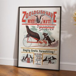 Zoologisk Have 1895 - Reklameplakat