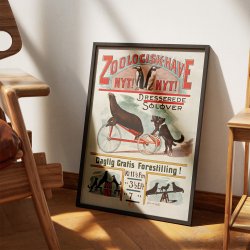 Zoologisk Have 1895 - Reklameplakat