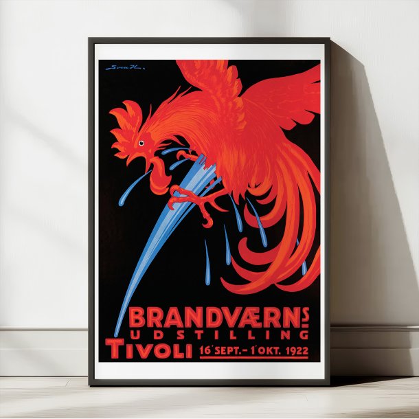 Brandv�rns Udstilling Tivoli 1922 - Udstillingsplakat
