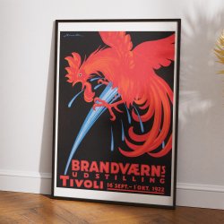 Brandv�rns Udstilling Tivoli 1922 - Udstillingsplakat