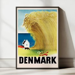 Danmark 1946 - Aage Rasmussen rejseplakat