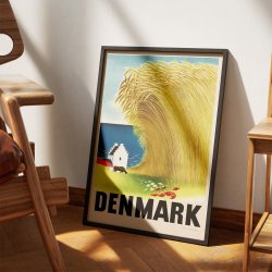 Danmark 1946 - Aage Rasmussen rejseplakat