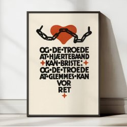 Og de troede at Hj�rtebaand kan briste 1910-1959 - Plakat