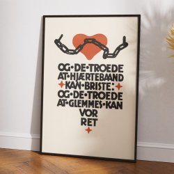 Og de troede at Hj�rtebaand kan briste 1910-1959 - Plakat