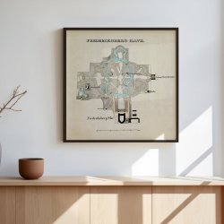 Frederiksberg Have 1850-1880 - Historisk litografi