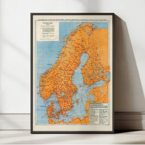 Motoring map 1937 - Landkort