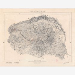 Cono Vesuviano 1900 - Landkort