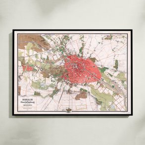 Berlin und Charlottenburg 1857 - Bykort