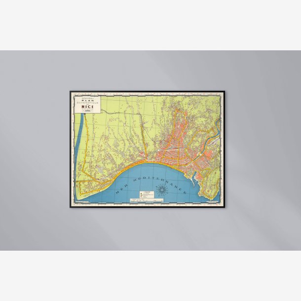 Ville de Nice 1928 - Bykort