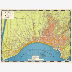 Ville de Nice 1928 - Bykort