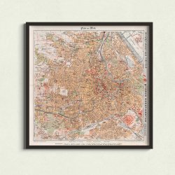 Plan von Wien 1928 - Bykort