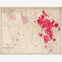 Plan de Marrakech 1924 - Bykort