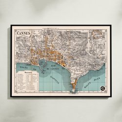 Cannes 1932 - Bykort