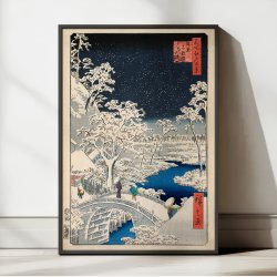 Meguro taikobashi y?hinooka 1857 - Japansk tr�snit