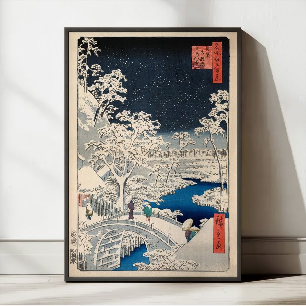 Meguro taikobashi y?hinooka 1857 - Japansk tr�snit